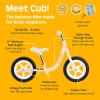 imageRetrospec Cub Toddler 12quot Balance Bike 18 Months  3 Years Old No Pedal Beginner Kids Bicycle for Girls ampamp Boys FlatFree Tires Adjustable Seat ampamp Durable FrameBlush