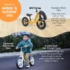 imageRetrospec Cub Toddler 12quot Balance Bike 18 Months  3 Years Old No Pedal Beginner Kids Bicycle for Girls ampamp Boys FlatFree Tires Adjustable Seat ampamp Durable FrameSaffron