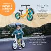 imageRetrospec Cub Toddler 12quot Balance Bike 18 Months  3 Years Old No Pedal Beginner Kids Bicycle for Girls ampamp Boys FlatFree Tires Adjustable Seat ampamp Durable FrameGoldfish