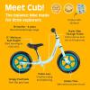 imageRetrospec Cub Toddler 12quot Balance Bike 18 Months  3 Years Old No Pedal Beginner Kids Bicycle for Girls ampamp Boys FlatFree Tires Adjustable Seat ampamp Durable FramePowder Blue