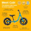 imageRetrospec Cub Toddler 12quot Balance Bike 18 Months  3 Years Old No Pedal Beginner Kids Bicycle for Girls ampamp Boys FlatFree Tires Adjustable Seat ampamp Durable FrameBrash Blue
