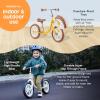 imageRetrospec Cub Toddler 12quot Balance Bike 18 Months  3 Years Old No Pedal Beginner Kids Bicycle for Girls ampamp Boys FlatFree Tires Adjustable Seat ampamp Durable FrameSunflower