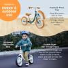 imageRetrospec Cub Toddler 12quot Balance Bike 18 Months  3 Years Old No Pedal Beginner Kids Bicycle for Girls ampamp Boys FlatFree Tires Adjustable Seat ampamp Durable FrameRainforest