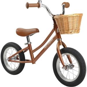 imageRetrospec Baby Beaumont Kids Balance Bike for Toddlers No Pedals Cushioning Air Filled Tires for Boys and Girls Ages 18 Months  3 Years with Adjustable Seat HeightBurnt Orange