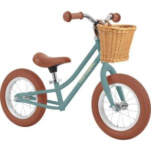 imageRetrospec Baby Beaumont Kids Balance Bike for Toddlers No Pedals Cushioning Air Filled Tires for Boys and Girls Ages 18 Months  3 Years with Adjustable Seat HeightClover