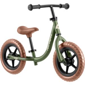imageRetrospec Cub Toddler 12quot Balance Bike 18 Months  3 Years Old No Pedal Beginner Kids Bicycle for Girls ampamp Boys FlatFree Tires Adjustable Seat ampamp Durable FrameOlive Drab
