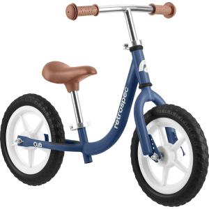 imageRetrospec Cub Toddler 12quot Balance Bike 18 Months  3 Years Old No Pedal Beginner Kids Bicycle for Girls ampamp Boys FlatFree Tires Adjustable Seat ampamp Durable FrameNavy