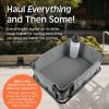 imageRetrospec EverythingBin HeavyDuty Steel eBike Rear Basket with WaterResistant Liner  Large Capacity Cargo Carrier for Electric Bikes 13x18x57With Liner