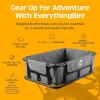 imageRetrospec EverythingBin HeavyDuty Steel eBike Rear Basket with WaterResistant Liner  Large Capacity Cargo Carrier for Electric Bikes 13x18x57With Liner
