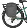 imageRetrospec Sidekick Single ampamp Dual Pannier Bike Bag  Waterproof Commuter Pannier with Laptop Sleeve Reflective Rain Cover ampamp Carry Strap  EcoFriendly 600D rPET  17quot Large CapacityDual