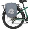 imageRetrospec Sidekick Single ampamp Dual Pannier Bike Bag  Waterproof Commuter Pannier with Laptop Sleeve Reflective Rain Cover ampamp Carry Strap  EcoFriendly 600D rPET  17quot Large CapacityDual