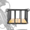 imageRetrospec Tote ampamp Tote Plus Ebike Basket Lightweight Aluminum Front Basket for Electric BikesMatte Black