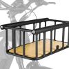 imageRetrospec Tote ampamp Tote Plus Ebike Basket Lightweight Aluminum Front Basket for Electric BikesMatte Black