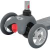 imageChipmunk Kids 3Wheeled Kick Scooter for Girls ampamp Boys Ages 3 Years  LeantoSteer Adjustable Height AntiSlip Deck Rear Foot BrakeSilver