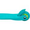 imageChipmunk Kids 3Wheeled Kick Scooter for Girls ampamp Boys Ages 3 Years  LeantoSteer Adjustable Height AntiSlip Deck Rear Foot BrakeTurquoise
