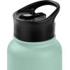 imageRetrospec Alder Insulated Water Bottle with Straw Lid ampamp Handle Cap  Stainless Steel Wide Mouth DoubleWall Vacuum Insulated Thermos  BPA Free Leakproof CanteenPistachio