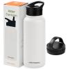 imageRetrospec Alder Insulated Water Bottle with Straw Lid ampamp Handle Cap  Stainless Steel Wide Mouth DoubleWall Vacuum Insulated Thermos  BPA Free Leakproof CanteenAbalone