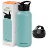 imageRetrospec Alder Insulated Water Bottle with Straw Lid ampamp Handle Cap  Stainless Steel Wide Mouth DoubleWall Vacuum Insulated Thermos  BPA Free Leakproof CanteenBlue Ridge