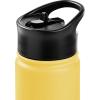 imageRetrospec Alder Insulated Water Bottle with Straw Lid ampamp Handle Cap  Stainless Steel Wide Mouth DoubleWall Vacuum Insulated Thermos  BPA Free Leakproof CanteenHoney