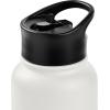 imageRetrospec Alder Insulated Water Bottle with Straw Lid ampamp Handle Cap  Stainless Steel Wide Mouth DoubleWall Vacuum Insulated Thermos  BPA Free Leakproof CanteenAbalone