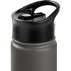 imageRetrospec Alder Insulated Water Bottle with Straw Lid ampamp Handle Cap  Stainless Steel Wide Mouth DoubleWall Vacuum Insulated Thermos  BPA Free Leakproof CanteenBasalt