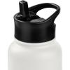 imageRetrospec Alder Insulated Water Bottle with Straw Lid ampamp Handle Cap  Stainless Steel Wide Mouth DoubleWall Vacuum Insulated Thermos  BPA Free Leakproof CanteenAbalone