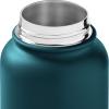 imageRetrospec Alder Insulated Water Bottle with Straw Lid ampamp Handle Cap  Stainless Steel Wide Mouth DoubleWall Vacuum Insulated Thermos  BPA Free Leakproof CanteenSuperior Blue