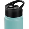 imageRetrospec Alder Insulated Water Bottle with Straw Lid ampamp Handle Cap  Stainless Steel Wide Mouth DoubleWall Vacuum Insulated Thermos  BPA Free Leakproof CanteenBlue Ridge