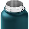 imageRetrospec Alder Insulated Water Bottle with Straw Lid ampamp Handle Cap  Stainless Steel Wide Mouth DoubleWall Vacuum Insulated Thermos  BPA Free Leakproof CanteenSuperior Blue