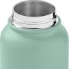 imageRetrospec Alder Insulated Water Bottle with Straw Lid ampamp Handle Cap  Stainless Steel Wide Mouth DoubleWall Vacuum Insulated Thermos  BPA Free Leakproof CanteenPistachio