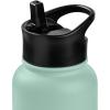 imageRetrospec Alder Insulated Water Bottle with Straw Lid ampamp Handle Cap  Stainless Steel Wide Mouth DoubleWall Vacuum Insulated Thermos  BPA Free Leakproof CanteenPistachio