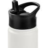 imageRetrospec Alder Insulated Water Bottle with Straw Lid ampamp Handle Cap  Stainless Steel Wide Mouth DoubleWall Vacuum Insulated Thermos  BPA Free Leakproof CanteenAbalone