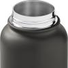 imageRetrospec Alder Insulated Water Bottle with Straw Lid ampamp Handle Cap  Stainless Steel Wide Mouth DoubleWall Vacuum Insulated Thermos  BPA Free Leakproof CanteenBasalt