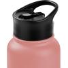 imageRetrospec Alder Insulated Water Bottle with Straw Lid ampamp Handle Cap  Stainless Steel Wide Mouth DoubleWall Vacuum Insulated Thermos  BPA Free Leakproof CanteenMelon