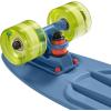 imageRetrospec Quip Mini Cruiser Skateboard 225quot Classic Retro Plastic Cruiser Complete Skateboard with ABEC 7 Bearings and PU Wheels Compact Board wGrippy Molded Waffle DeckMarine Blue