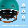 imageRetrospec Remi Adult Bike Helmet for Men ampamp Women  Bicycle Helmet for Commuting Road Biking Skating with Adjustable DialMatte Capri With Adjustable Dial