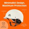 imageRetrospec Remi Adult Bike Helmet for Men ampamp Women  Bicycle Helmet for Commuting Road Biking Skating with Adjustable DialMatte Eggshell With Adjustable Dial