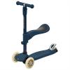 imageRetrospec Chipmunk Plus Kids Kick Scooter 3 Years  Height Adjustable 3 Wheel Scooters  Learn to Steer Foldable Seat LED Lights ampamp NoSlip DeckNavy