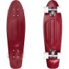 imageRetrospec Quip Skateboard 225quot and 27quot Classic Retro Plastic Cruiser Complete Skateboard with ABEC 7 Bearings and PU WheelsCrimson