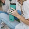 imageRetrospec Arroyo Stainless Steel Tumbler with Lid and Straw  Reusable Insulated Tumbler Cup  Iced Coffee Travel Mug  Double Walled Thermal TumblersMatte Blue Ridge