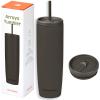 imageRetrospec Arroyo Stainless Steel Tumbler with Lid and Straw  Reusable Insulated Tumbler Cup  Iced Coffee Travel Mug  Double Walled Thermal TumblersMatte Basalt