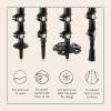 imageRetrospec Solstice Hiking Poles for Men ampamp Women  Adjustable and Collapsible Lightweight Walking ampamp Trekking Sticks  Aluminum wCork or Foam GripSlate