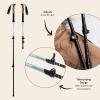 imageRetrospec Solstice Hiking Poles for Men ampamp Women  Adjustable and Collapsible Lightweight Walking ampamp Trekking Sticks  Aluminum wCork or Foam GripWinter Mint
