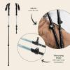 imageRetrospec Solstice Hiking Poles for Men ampamp Women  Adjustable and Collapsible Lightweight Walking ampamp Trekking Sticks  Aluminum wCork or Foam GripWinter Mint