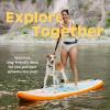 imageRetrospec Weekender Inflatable Stand Up Paddle Board Includes Paddle Pump and Accessories 106 Lightweight iSUP Puncture Resistant Inflatable Paddle Board for AdultsNavy Zion Legacy