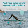 imageRetrospec Weekender Yogi 108 Extra Wide Yoga Paddle Board with Pump and Accessories NonSlip Puncture Resistant Lightweight iSUP Inflatable Paddle BoardLagoon Foam