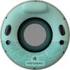 imageRetrospec Siesta Float 48quot Inflatable River Tube  HeavyDuty Water Float wBackrest ampamp Cup Holders  300 lbs  Repair Kit  Pool Lake ampamp RiverSeafoam Tide