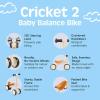 imageRetrospec Cricket 2 Baby Walker Balance Bike with 4 Wheels for Ages 1224 Months  First Birthday Gift Toddler Bicycle Toy for 1 Year Olds  Ride On Toys for Boys ampamp GirlsSandcastle