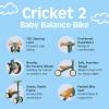 imageRetrospec Cricket 2 Baby Walker Balance Bike with 4 Wheels for Ages 1224 Months  First Birthday Gift Toddler Bicycle Toy for 1 Year Olds  Ride On Toys for Boys ampamp GirlsRainforest