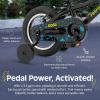 imageRetrospec Koda Kids Bike with Training Wheels  12in Toddler Bicycle for Ages 23  Lightweight Steel Frame Adjustable Seat 155185in Safety Bell ampamp Dual BrakesBlack Neon